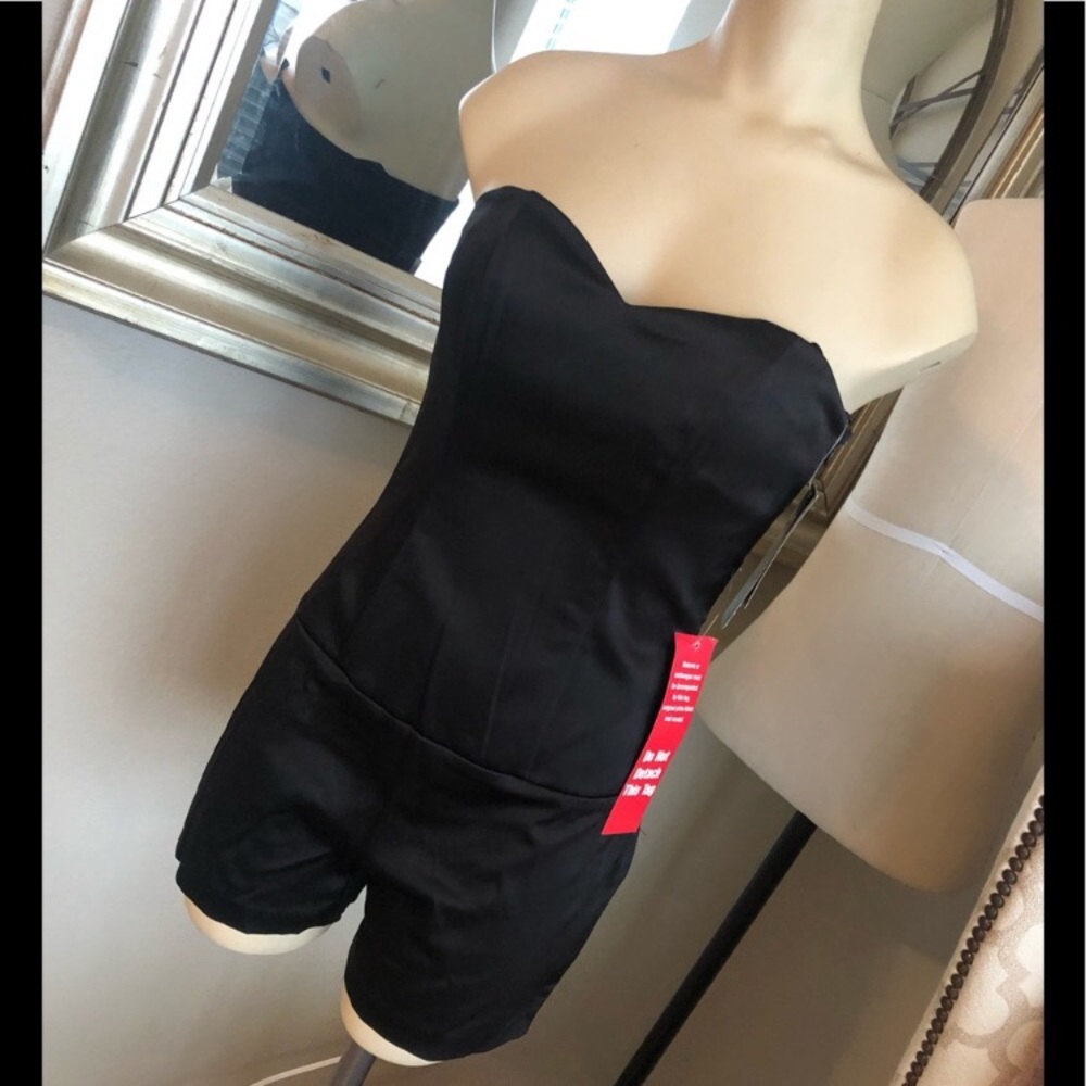 NWT Rampage satin shorts romper - Picture 1 of 15
